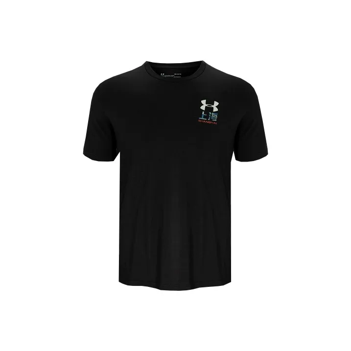 Under Armour T Shirt Unisex Black-0
