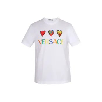 VERSACE T Shirts Unisex White
