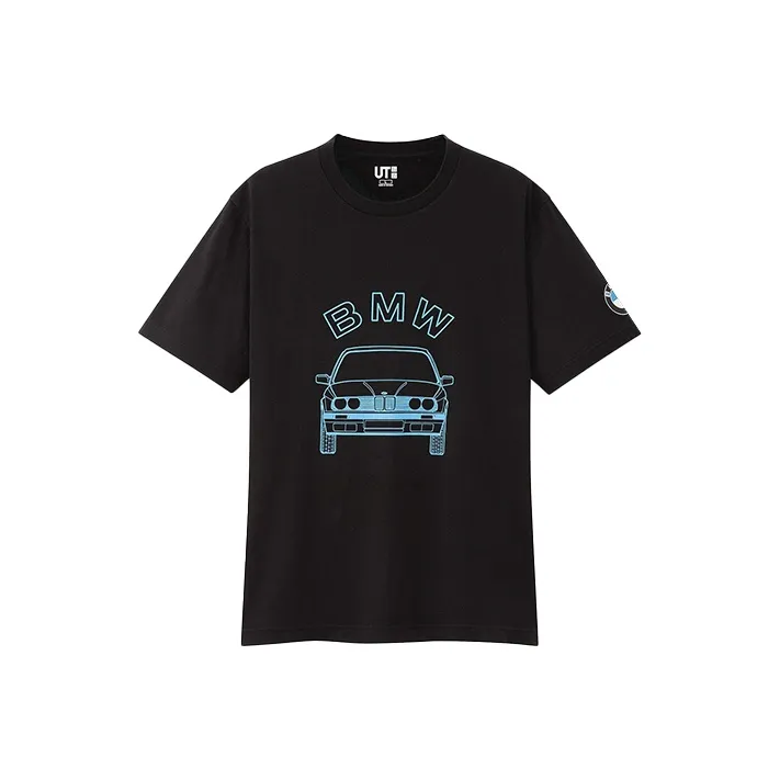 UNIQLO Straight T Shirt Unisex Black-0