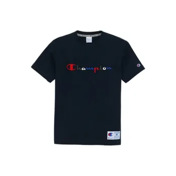 Champion T Shirt Japan Version Unisex Navy Blue