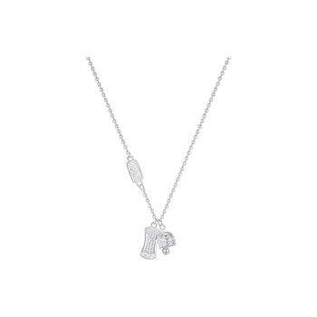 Heart Grass 999 Fine Silver Necklaces Women's