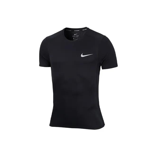 Nike MILER T Shirts Men Black-0
