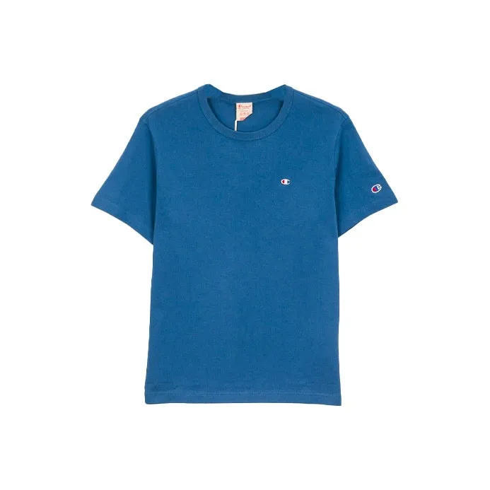 Champion Logo Embroidered Crewneck T Shirt-13