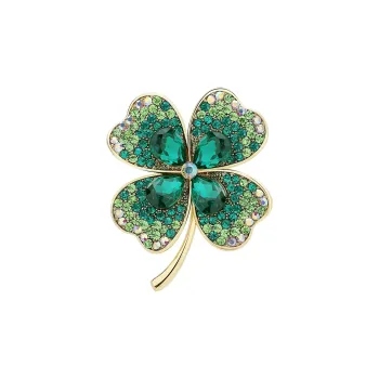VIOLET Faux Crystal Brooches Unisex