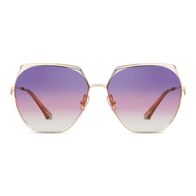 HORIEN Irregular Shape Sunglasses Women's-6
