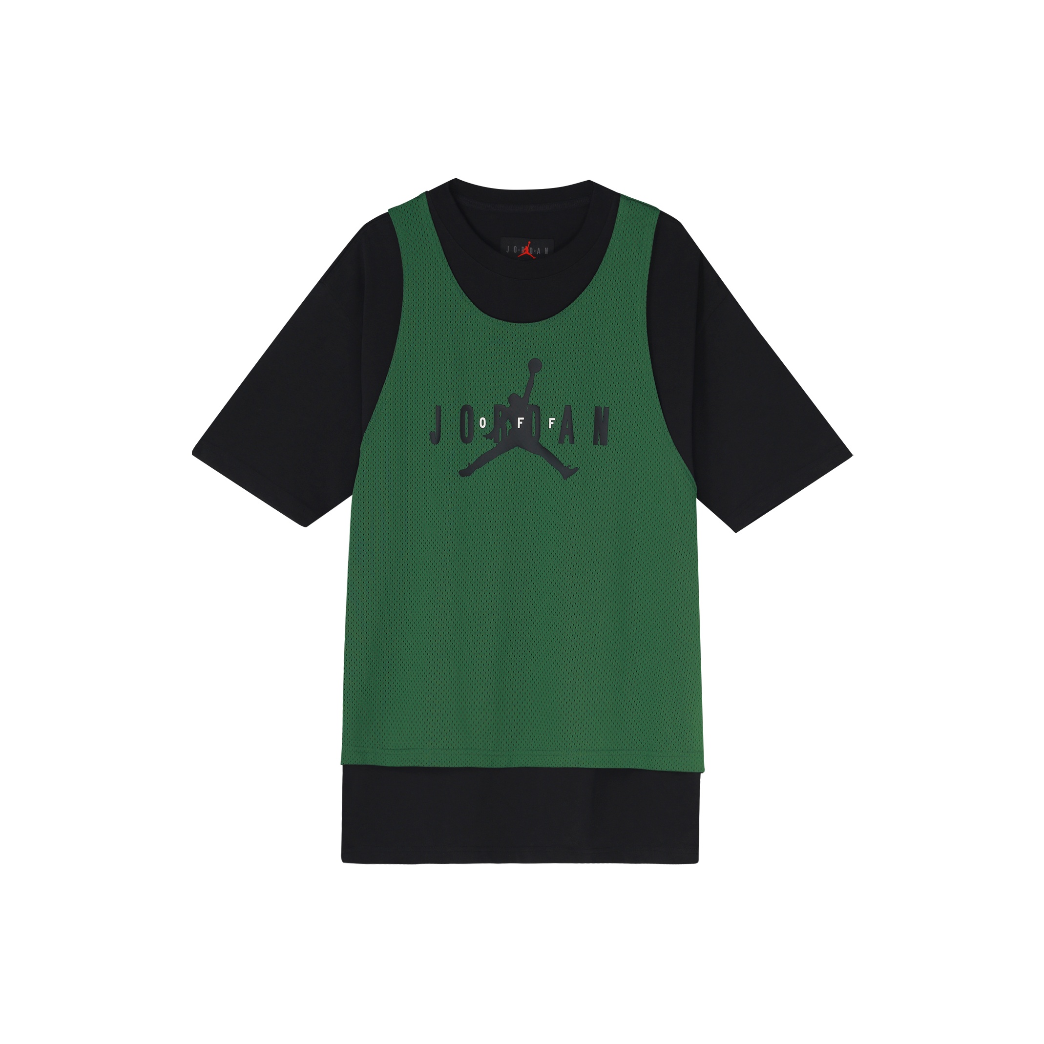 JORDAN X SoleFly Collaboration Series T-Shirts Men Gray