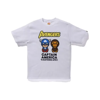Bape X Marvel Milo Captain America Tee