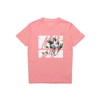 Disney X LINING T Shirts Men Apricot Pink