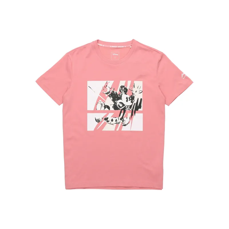 Disney X LINING T Shirts Men Apricot Pink-0