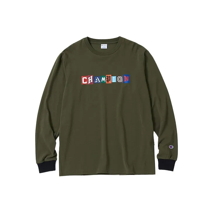Champion FW21 Straight Long-Sleeved T-Shirt Japan Version Men's-1