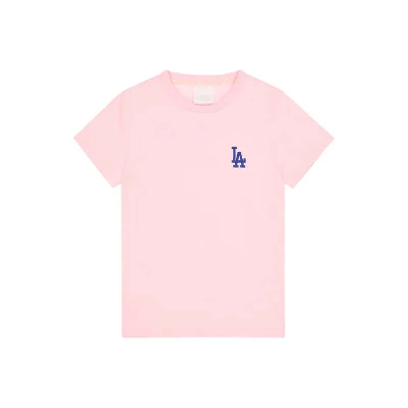 MLB x Disney Los Angeles Dodgers LA DODGERS T Shirt Unisex Pink-0