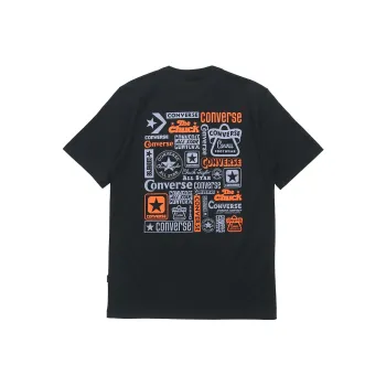 Converse T Shirts Men Ink Black
