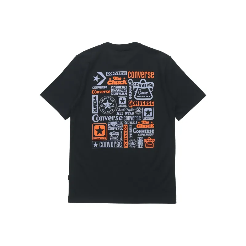 Converse T Shirts Men Ink Black-0