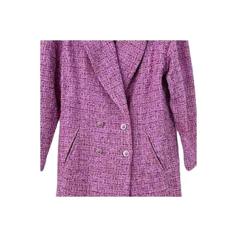 CHANEL Coats Women's Pink-2