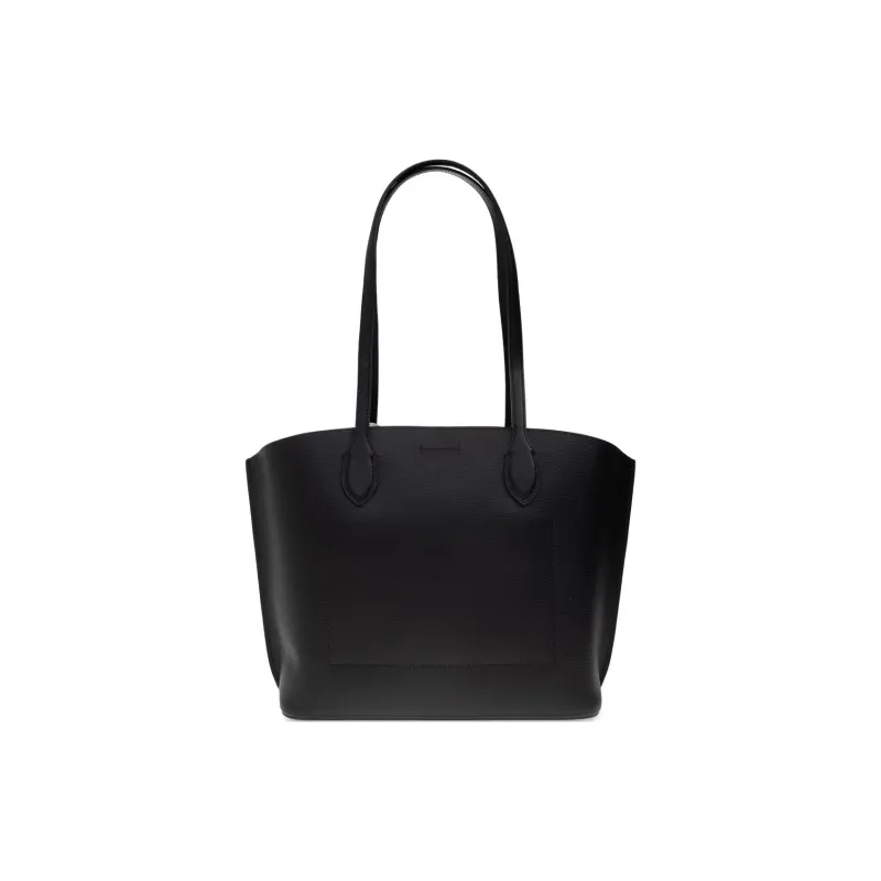 Kate Spade Cow Leather Tote Bag Shopping Bag Handbag Shoulder Bag Large Size Unisex Black-2