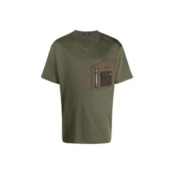 BALMAIN T Shirts Men Green
