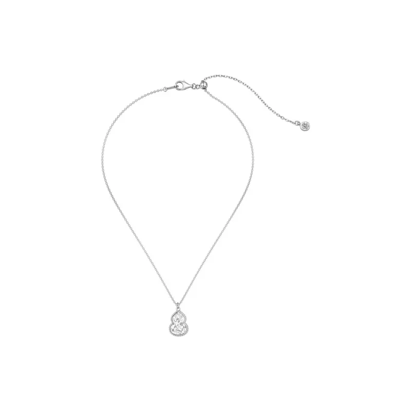 KAILEIFU S925 Silver Necklaces Women's Gold-11