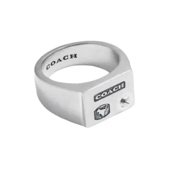 COACH Sterling Silver Rings Men's Silver
