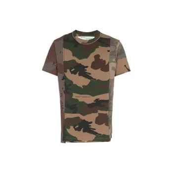 OFF WHITE T Shirt Men's Camouflage