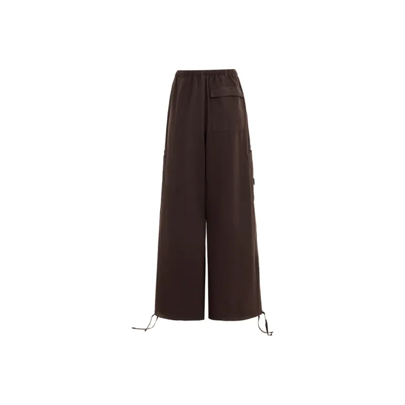 ZAZN Casual Pants Women's Dark Brown-8