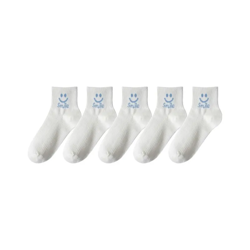 Temooues Mid Calf Socks Women's 5 Pack-10