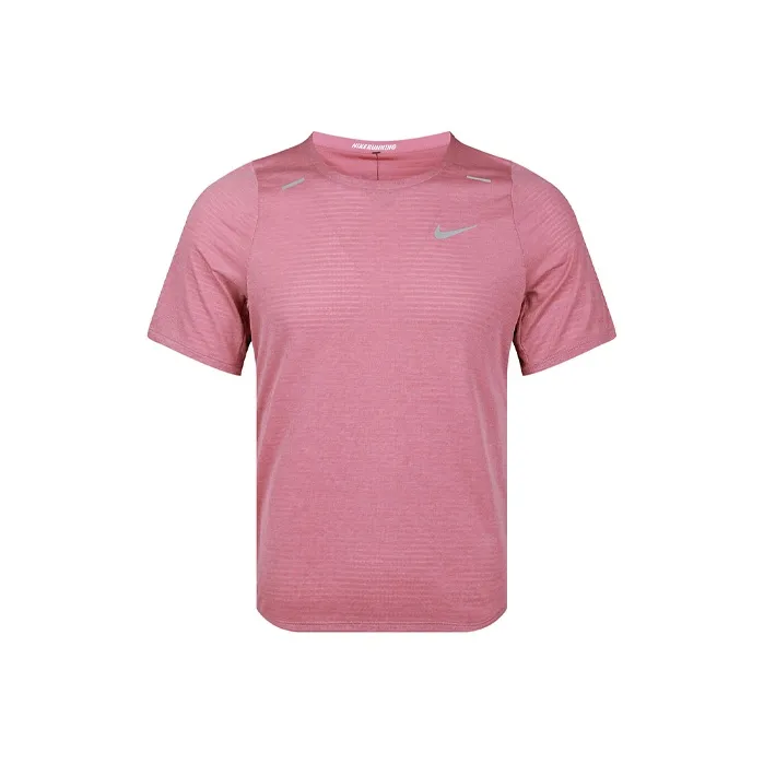 Nike T Shirts Men Light Berry Red-0