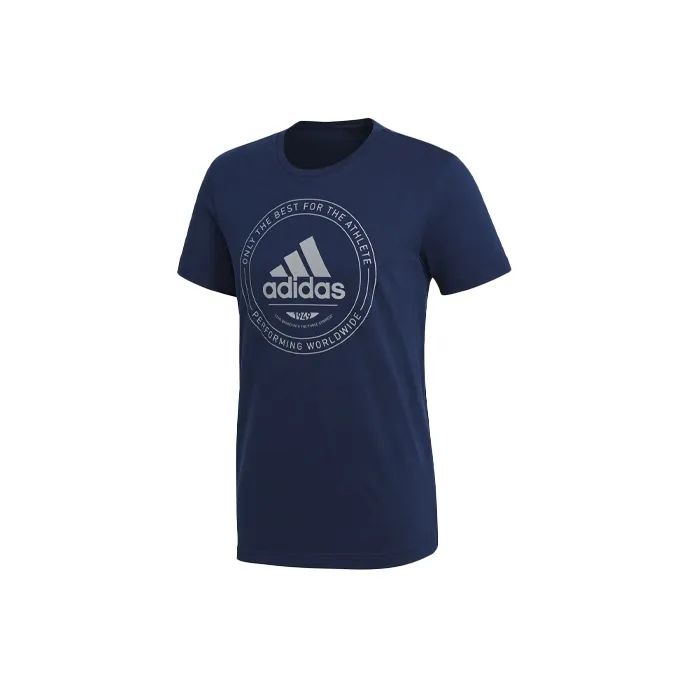 Adidas T-Shirts Men Blue-0