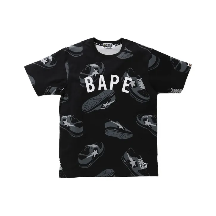 A BATHING APE Sta Random Tee-0
