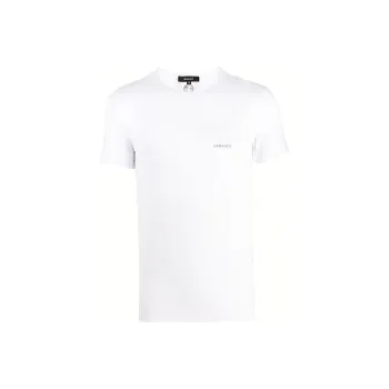 VERSACE Logo Printed Crewneck T Shirt