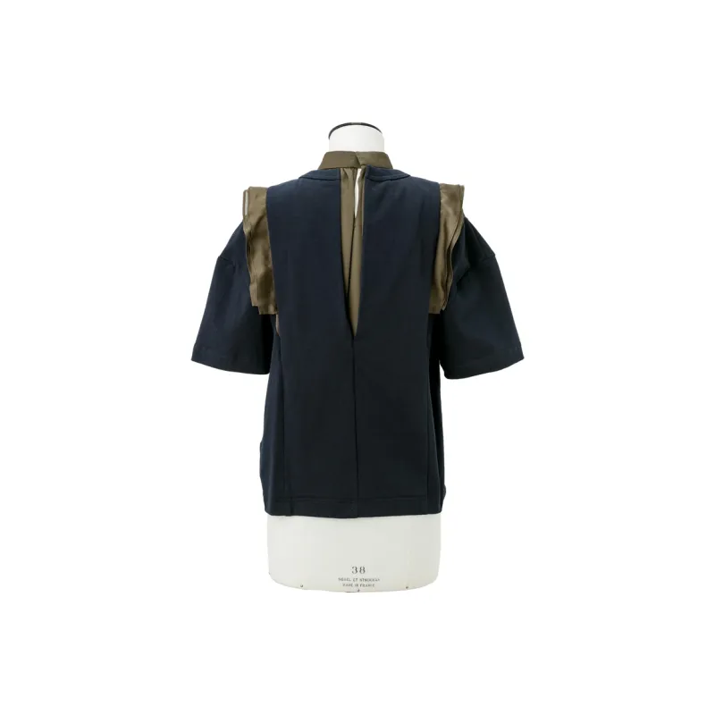 Sacai T Shirts Women's Navy-1