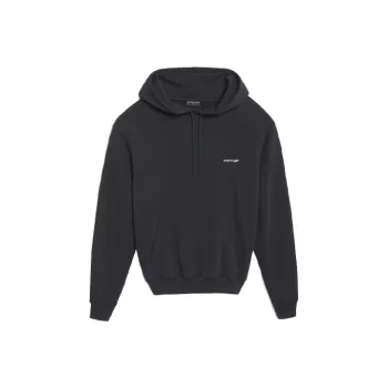 Balenciaga Small Contrast Logo Print Hoodie