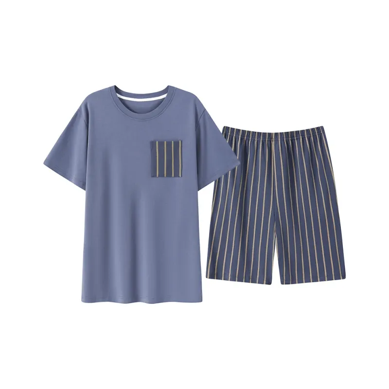 GOSO Pajama Set Men's Steel Blue-0