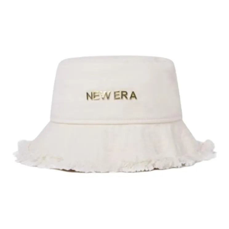 New Era Polyester, Cotton, Recycled Cellulose Fiber Bucket Hats Unisex Chromium White-1