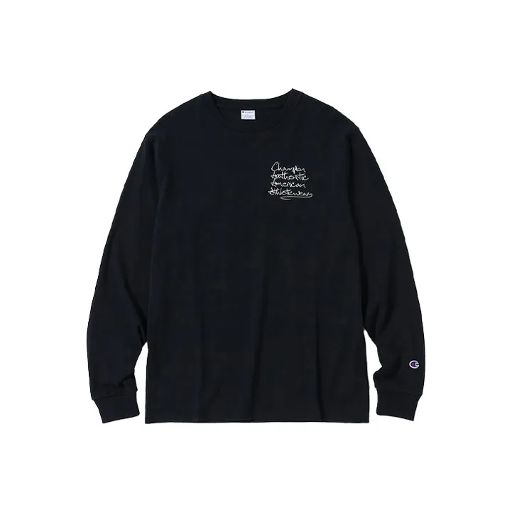 Champion FW21 Straight Long-Sleeved T-Shirt Japan Version Unisex-4