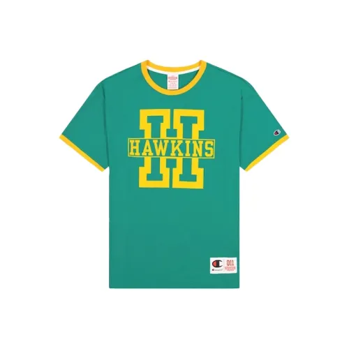 Champion Stranger Things T-Shirt US Version Unisex Green