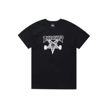 Thrasher T Shirt US Version Unisex Black