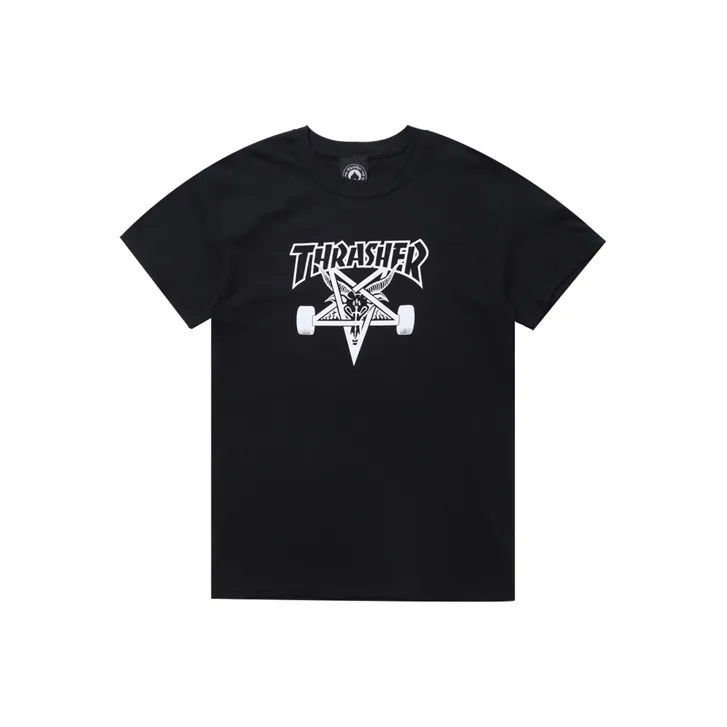 Thrasher T-Shirt US Version Unisex Black-0