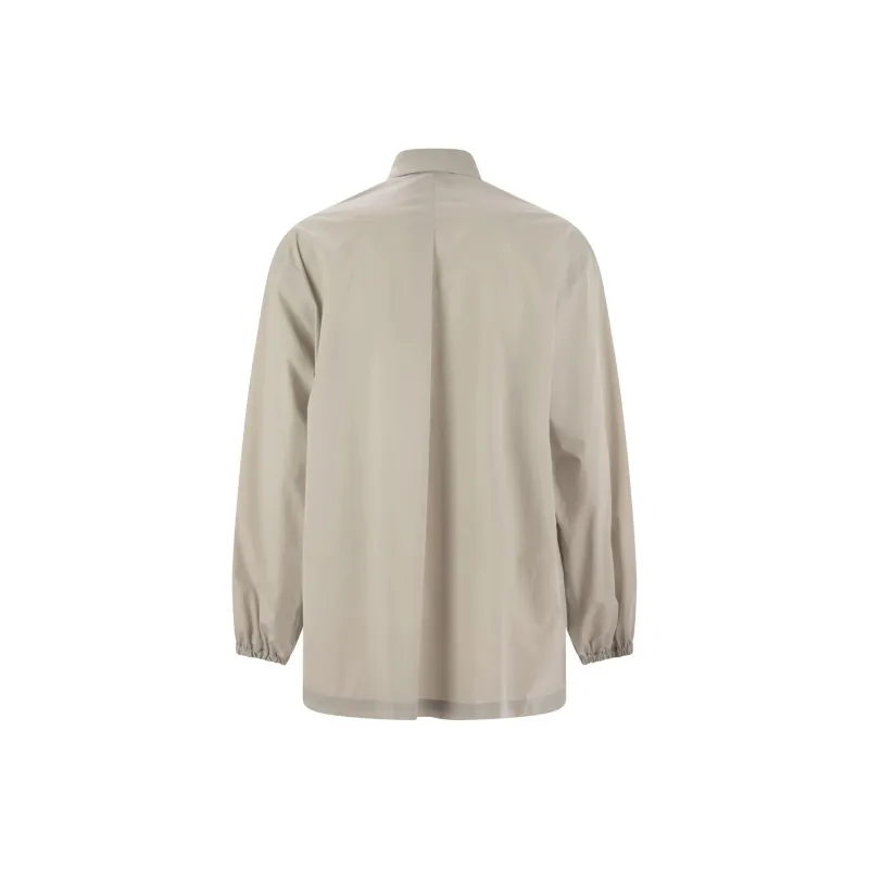 HERNO Elasticated Cuff Textured Shirt-1