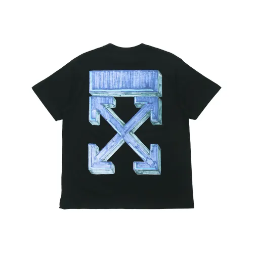 OFF WHITE Marker Blue Arrows Oversized Tee