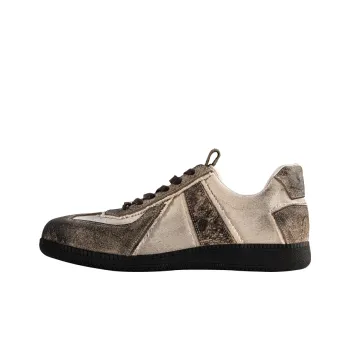 Rewrite Low Top German Army Trainers Unisex Khaki