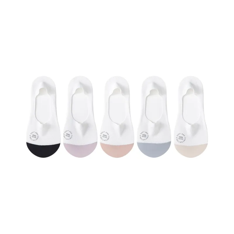 Caramella No Show Socks Women's 5 Pack-0