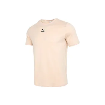 PUMA T Shirts Men Flesh Pink