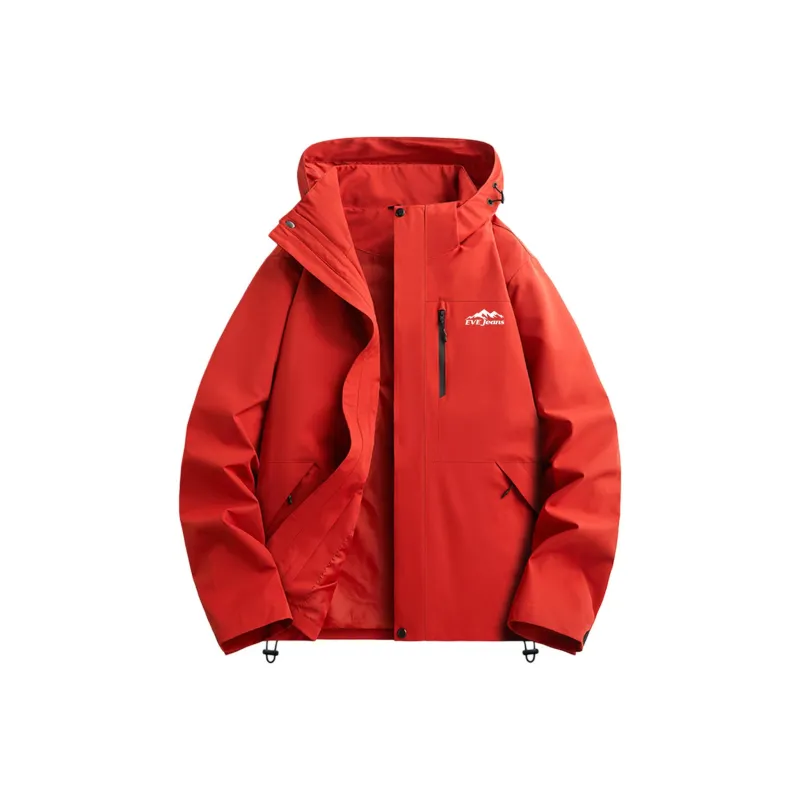 Yiwen Water Resistant Windproof Breathable Warm Windbreaker Jacket Unisex-14