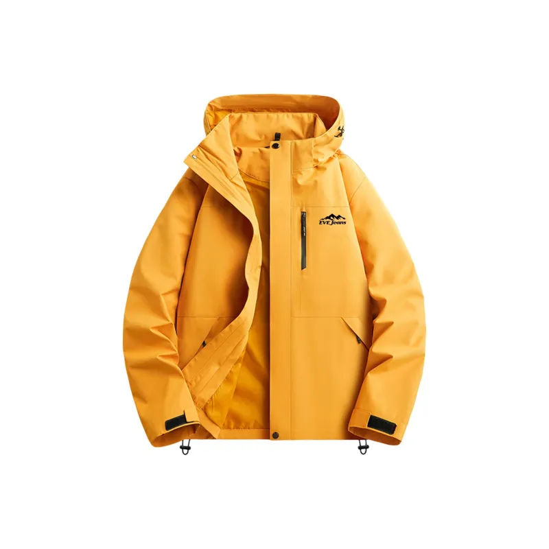 Yiwen Water Resistant Windproof Breathable Warm Windbreaker Jacket Unisex-24