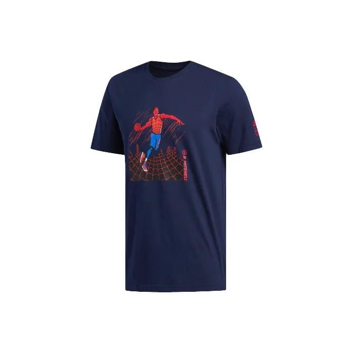 Marvel X Adidas Marvel Collaboration T-Shirts Men College Navy-0