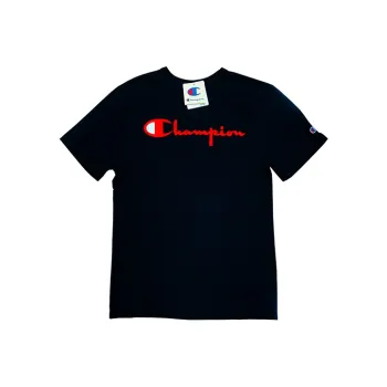 Champion T Shirt US Version Unisex Black