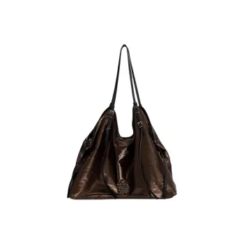Kikawa Card Fabric Tote Bag, Shopping Bag, Shoulder Bag Medium Size Women's Gold