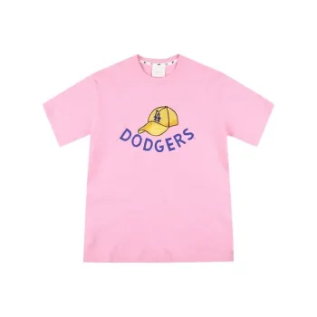 MLB Straight T Shirt Unisex Dusty Pink