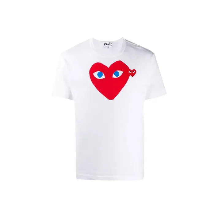 CDG T Shirts Men White-0