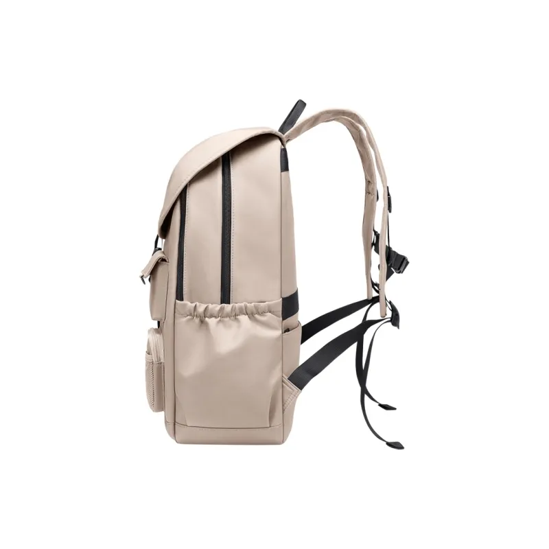 V.NINE Fabric Backpack Regular Unisex Khaki/Obsidian Black-4